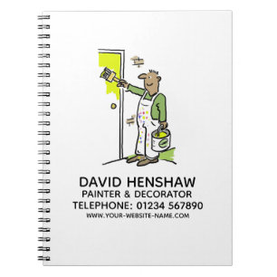 Cuaderno Portátil de pintador y decorador