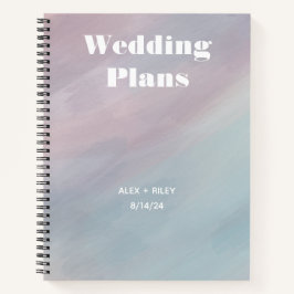 Cuaderno Portátil de planificador de bodas personalizado