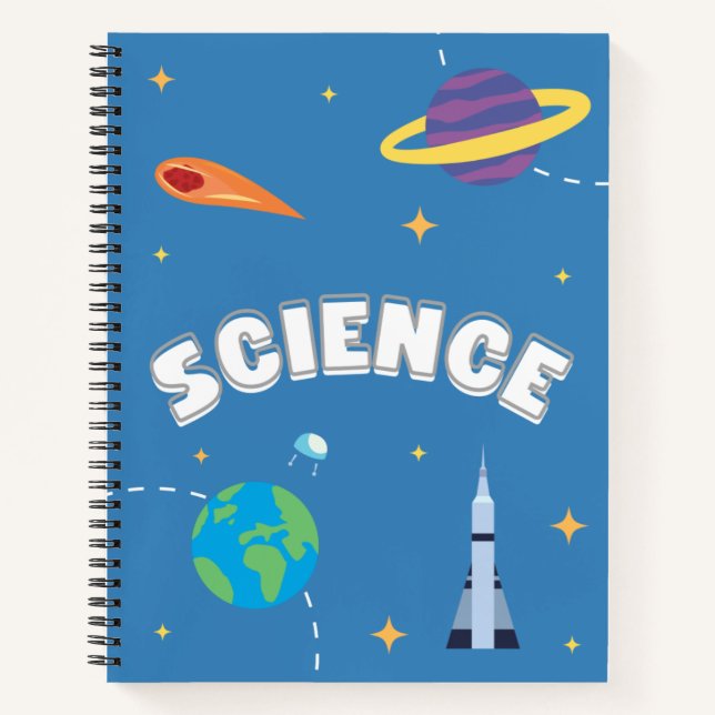 Cuaderno Portátil de portada de ciencia (Anverso)