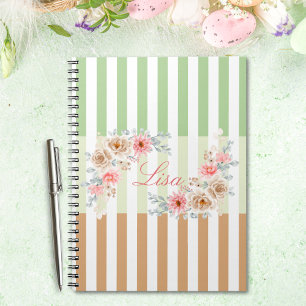 Cuaderno Portátil de prado de primavera personalizado