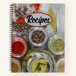 Cuaderno Portátil de receta con temporización