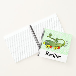 Cuaderno Portátil de receta de Zucchini Race Car