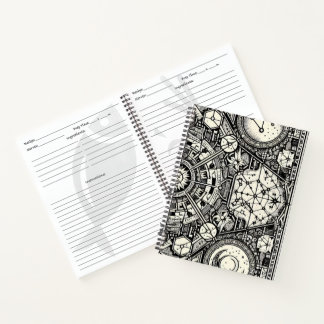 Cuaderno Portátil de receta espiral