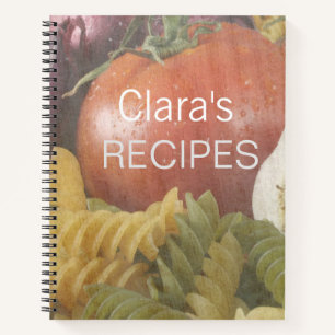 Cuaderno Portátil de receta personalizado