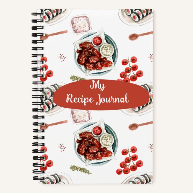 Cuaderno Portátil de Recipe Journal (Anverso)