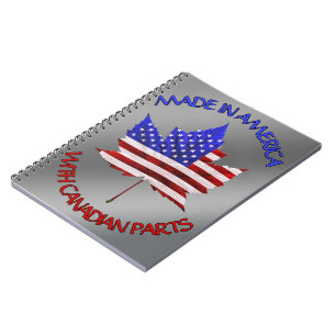 Cuaderno Portátil de recuerdo para Canadá USA / Sketchpad