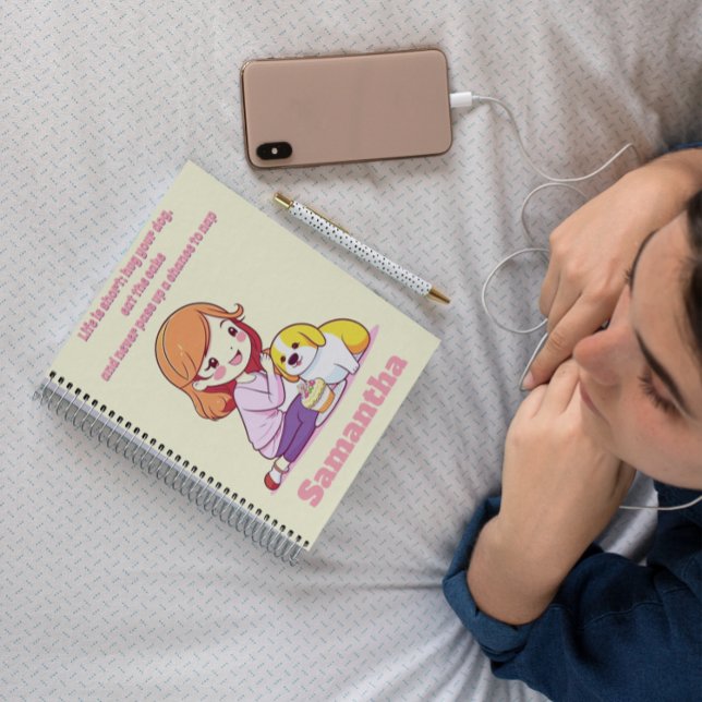 Cuaderno Portátil de regalo de amante del cachorro de perro (Subido por el creador)