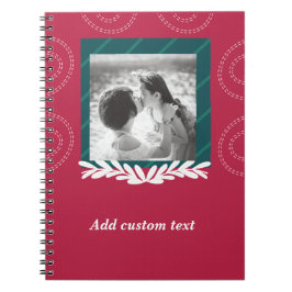 Cuaderno Portátil de regalo de fotos del personalizable de
