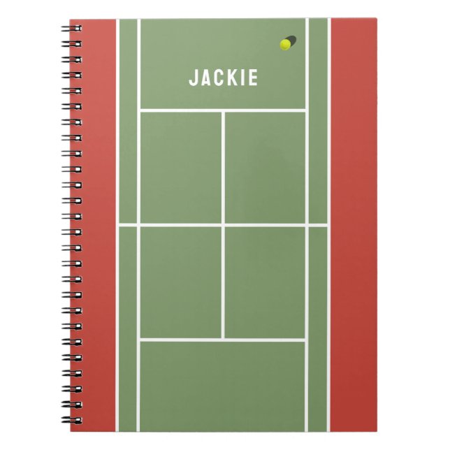 Cuaderno Portátil de regalo de tenis (Frente)
