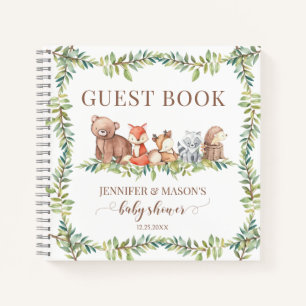 Cuaderno Portátil de regalo para bebés de leña