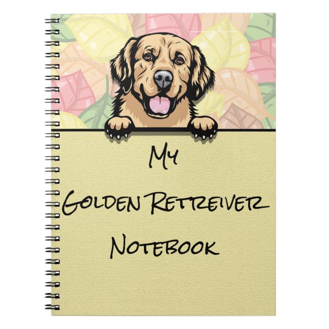 Cuaderno Portátil de Retiro de Oro Cuto de Peeking (Frente)