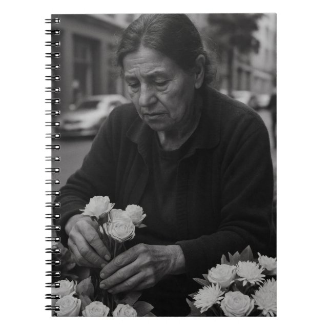 Cuaderno Portátil de retrato callejero para vendedores de f (Frente)