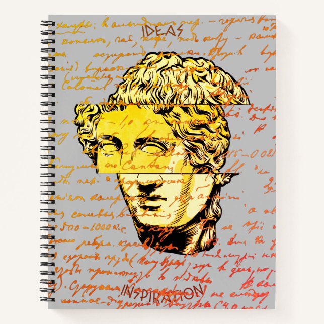 Cuaderno Portátil de reunión de ideas, estilo histórico (Anverso)