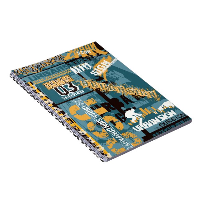 Cuaderno Portátil de Rótulo urbano (Lado Derecho)