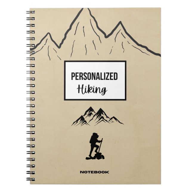 Cuaderno Portátil de senderismo personalizado (Frente)