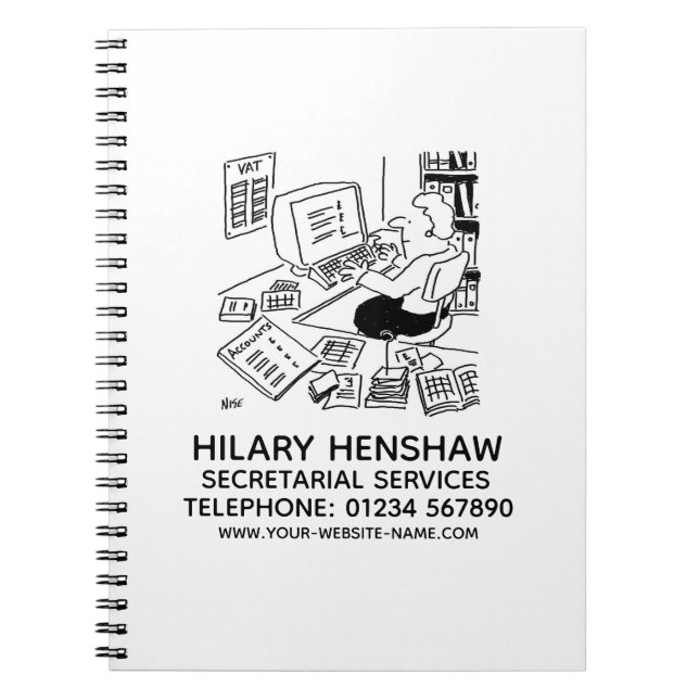 Cuaderno Portátil de servicios de secretaría (Frente)
