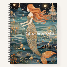 Cuaderno Portátil de Sirena caprichosa