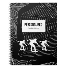 Cuaderno Portátil de skateboarding personalizado