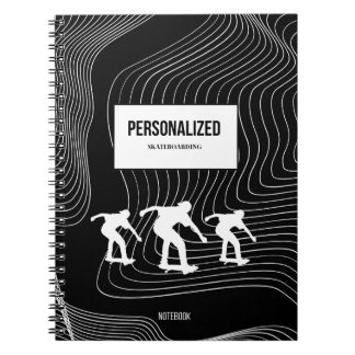 Cuaderno Portátil de skateboarding personalizado