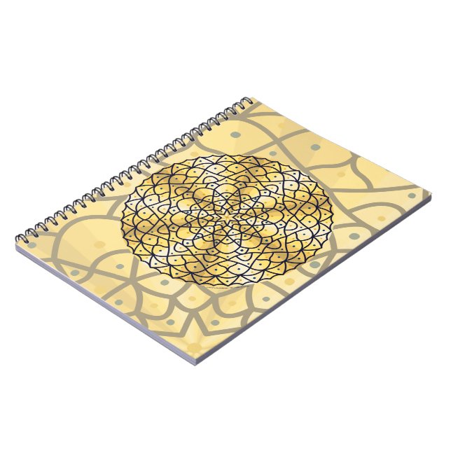 Cuaderno Portátil de Sol Celestial (Lado Izquierdo)