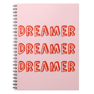 Cuaderno Portátil de sueño rosado