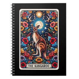 Cuaderno Portátil de tarjeta Tarot de aguardiente canguro
