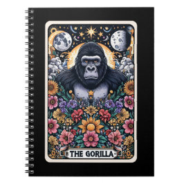 Cuaderno Portátil de tarjeta Tarot de aguardiente de gorila