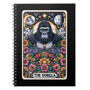 Cuaderno Portátil de tarjeta Tarot de aguardiente de gorila
