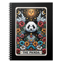 Cuaderno Portátil de tarjeta Tarot Panda Spirit