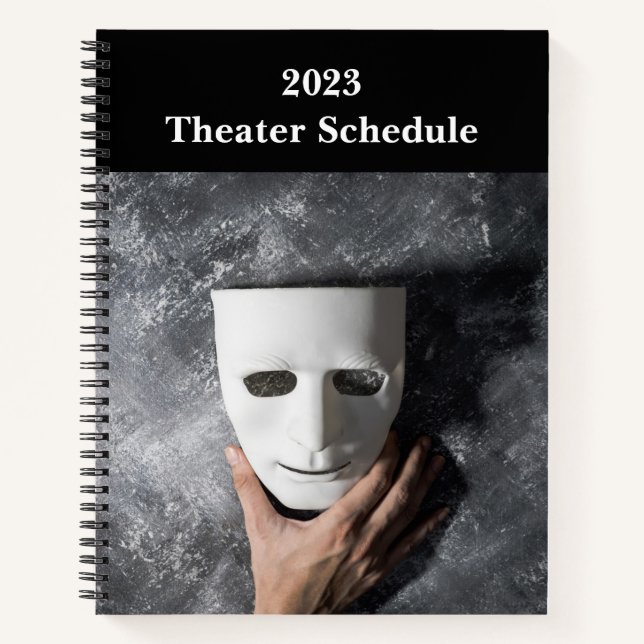 Cuaderno Portátil de teatro o club de teatro personalizado (Anverso)