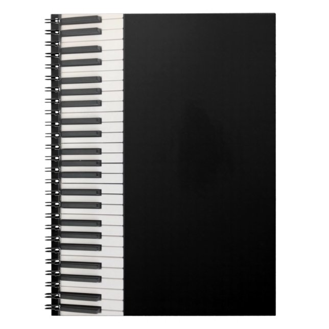 Cuaderno Portátil de teclado para piano de personalizable (Frente)