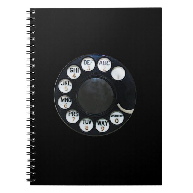 Cuaderno Portátil de teléfono de Rotary (Frente)