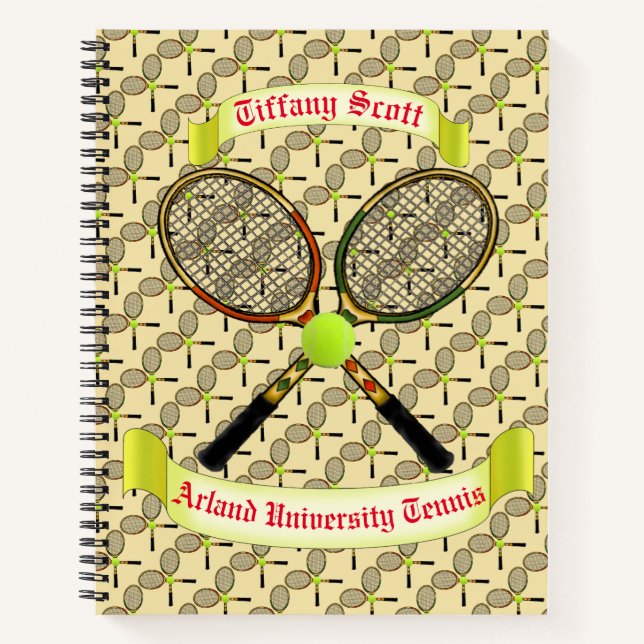 Cuaderno Portátil de tenis (Anverso)