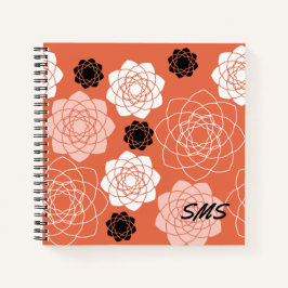 Cuaderno Portátil de Terracota de Simetría Suculenta de Ini