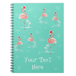 Cuaderno Portátil de texto del grupo de navidades Flamingo