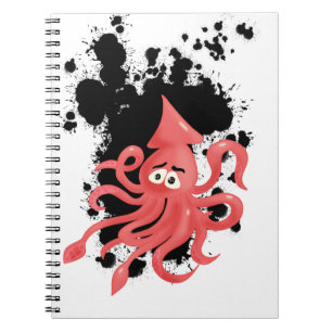 Cuaderno Portátil de tinta de calamar