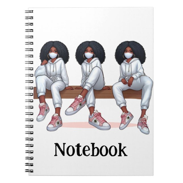 Cuaderno Portátil de traje dulce blanco (Frente)