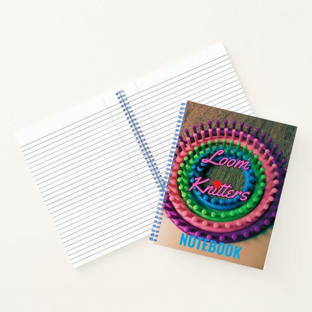 Cuaderno portátil de trama espiral de punto de con (Interior)