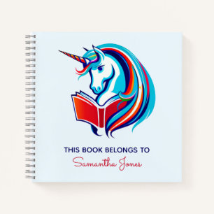 Cuaderno Portátil de unicornio