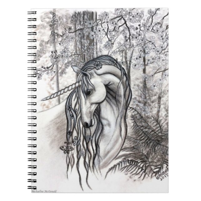 Cuaderno Portátil de Unicornio (Frente)