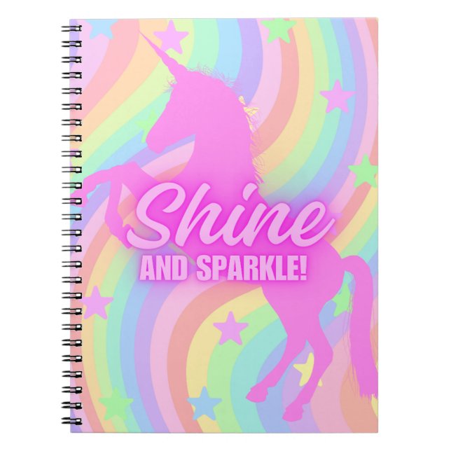 Cuaderno Portátil de Unicornio (Frente)