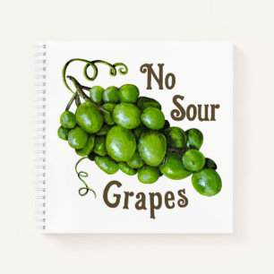 Cuaderno Portátil de uvas