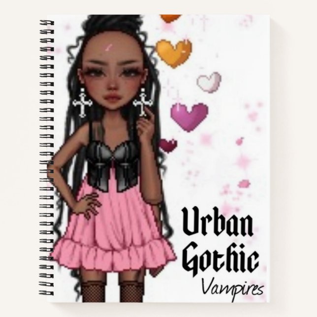 Cuaderno Portátil de vampiros góticos urbanos 2 (Anverso)