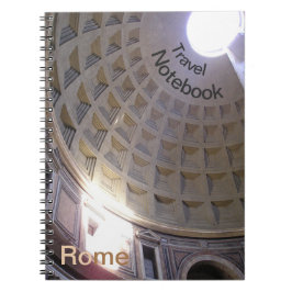 Cuaderno Portátil de viaje de destino de Panteón Roma