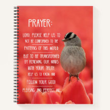 Portátil de viaje espiritual: Romanos 12:2 Oración