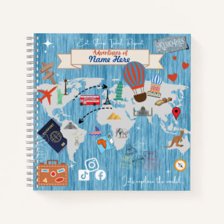 Cuaderno Portátil de viaje personalizado