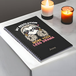 Cuaderno Portátil de yoga eslovaco - Más yoga menos drama