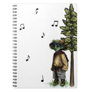 Cuaderno Portátil del bosque de piano - Goblin de hierbas