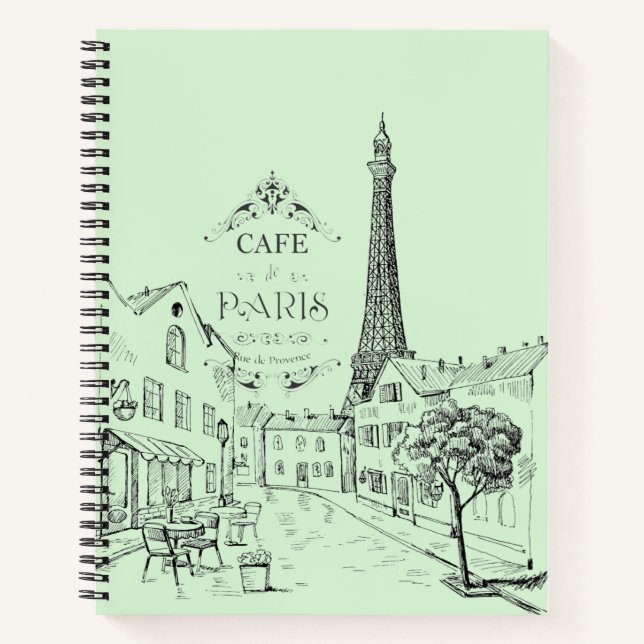 Cuaderno Portátil del Café de París (Anverso)