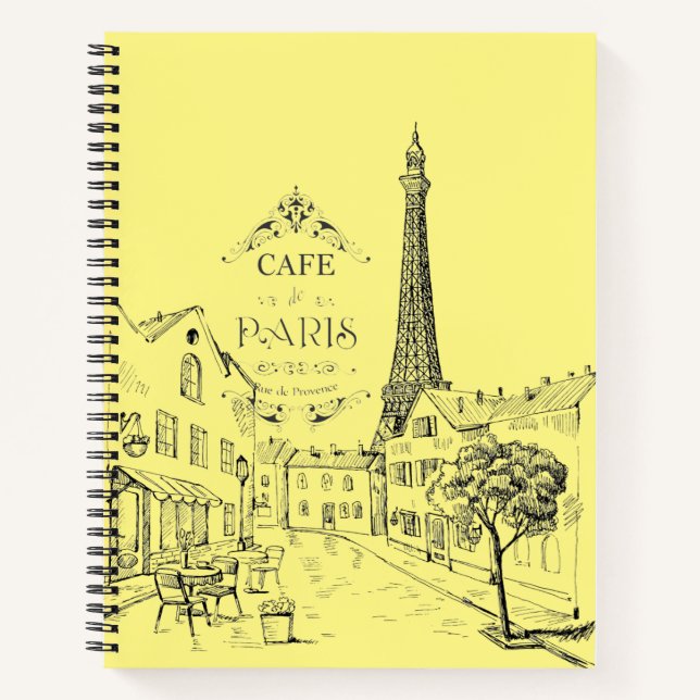 Cuaderno Portátil del Café de París (Anverso)